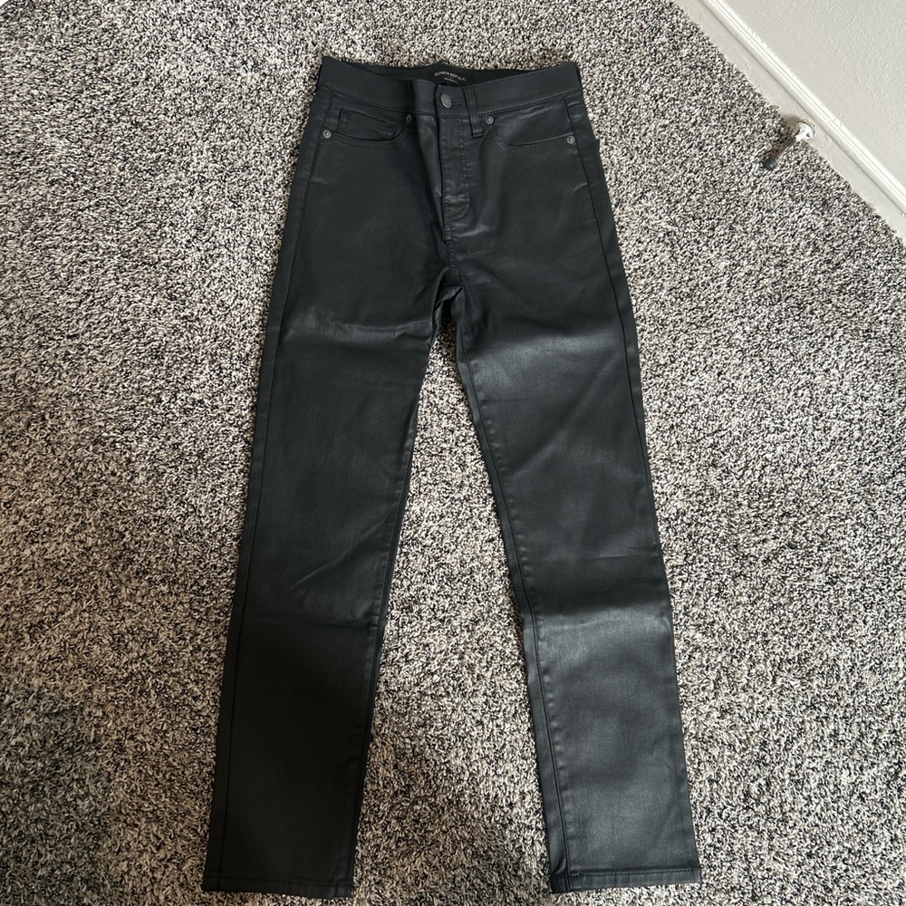 Banana Republic High-Rise Slim Black Pants